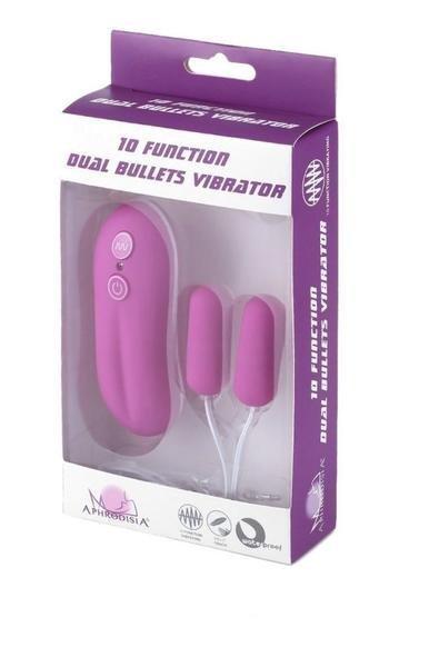 9340M    10 Function Dual Purple Vibrating Soft Touch Bullets - LAST CHANCE - Final Closeout! - Image 2