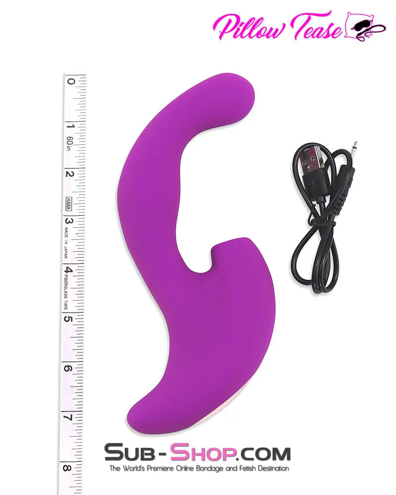 7225M      10 Function Waterproof Silicone Clit Suction G-spot Vibrator - Image 7