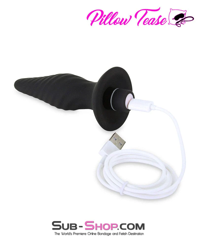 4447M      3 Pc Rechargeable 9 Function Wireless Remote Control Vibrating Butt Plug Kit - Image 4