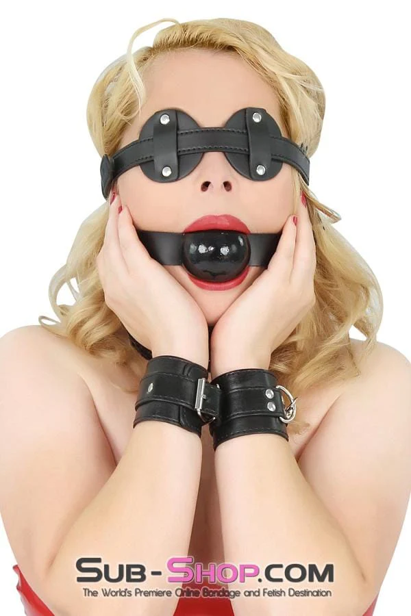 8989DL      Basic Instinct Leatherette Wrist Cuffs - Image 19