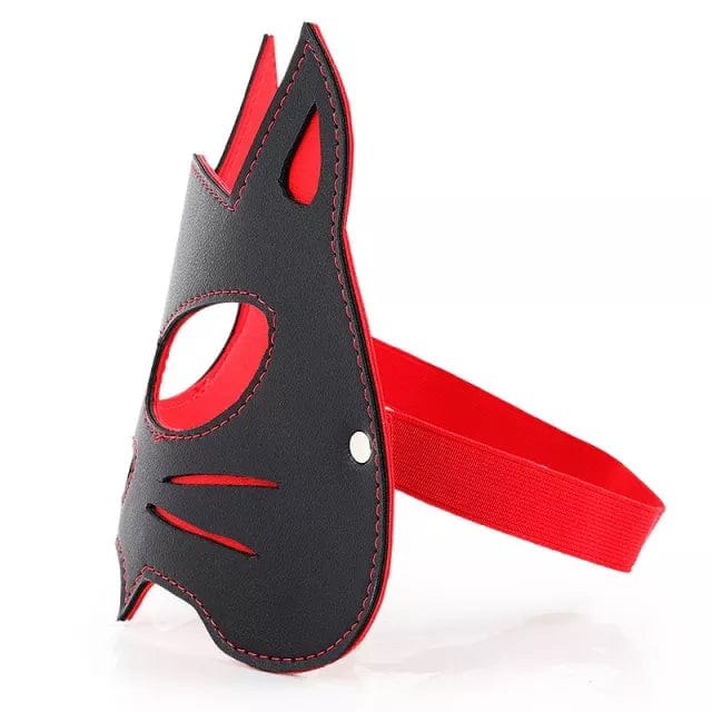 0256DL      Black Cat Domme Cosplay Mask - Image 8