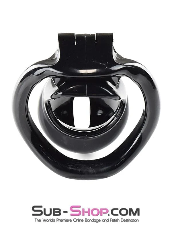 0327AE      Black Knight High Security Keyed Tumbler Locking Male Chastity with 4 Base Cock Ring Sizes - Image 5
