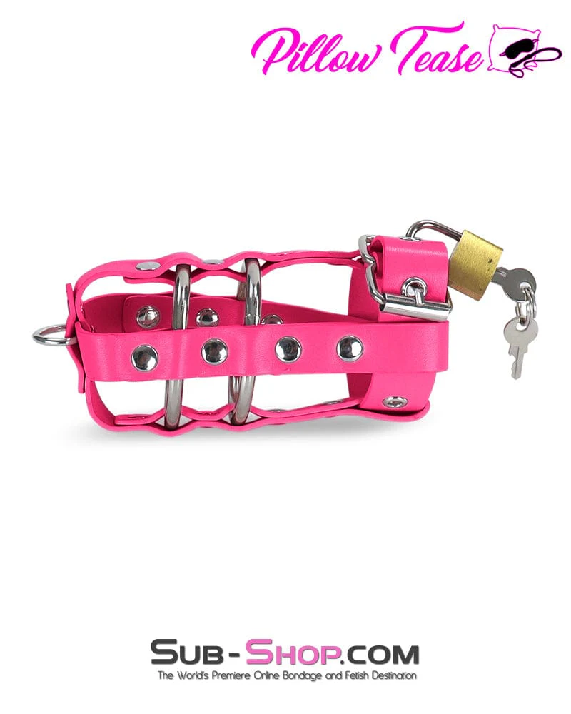 1462MQ      Cock Tease Sex Bomb Pink Cock & Balls Cage with Lead Ring Tip - Image 2