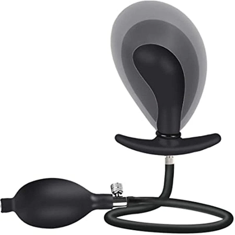 0624M      Inflatable Prostate Massager Plug with Removable Pump Hose - Image 10