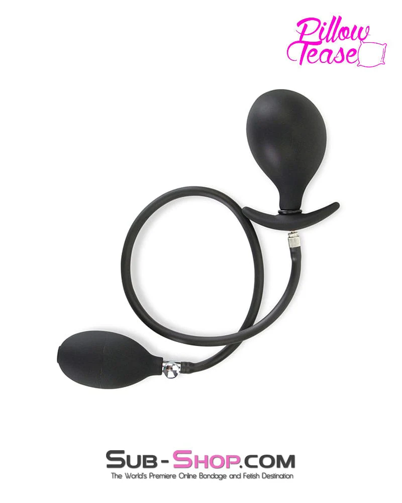 0624M      Inflatable Prostate Massager Plug with Removable Pump Hose - Image 3