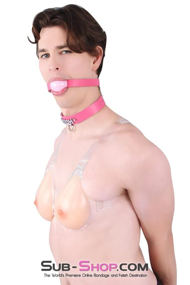 7179AE      Just Like My Own Sissy Transformation A-Cup Real Feel Breasts with Nipples - Image 4