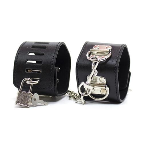 7847M      Locking 3-Ring Cuffs with Connection Chain - Image 2