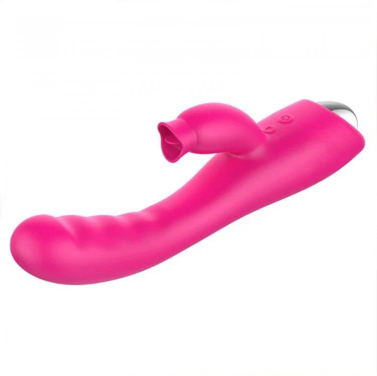 3472M      Rechargeable Warming Multi Function Vibrator with Tounge Clitoral Stimulator - Image 3