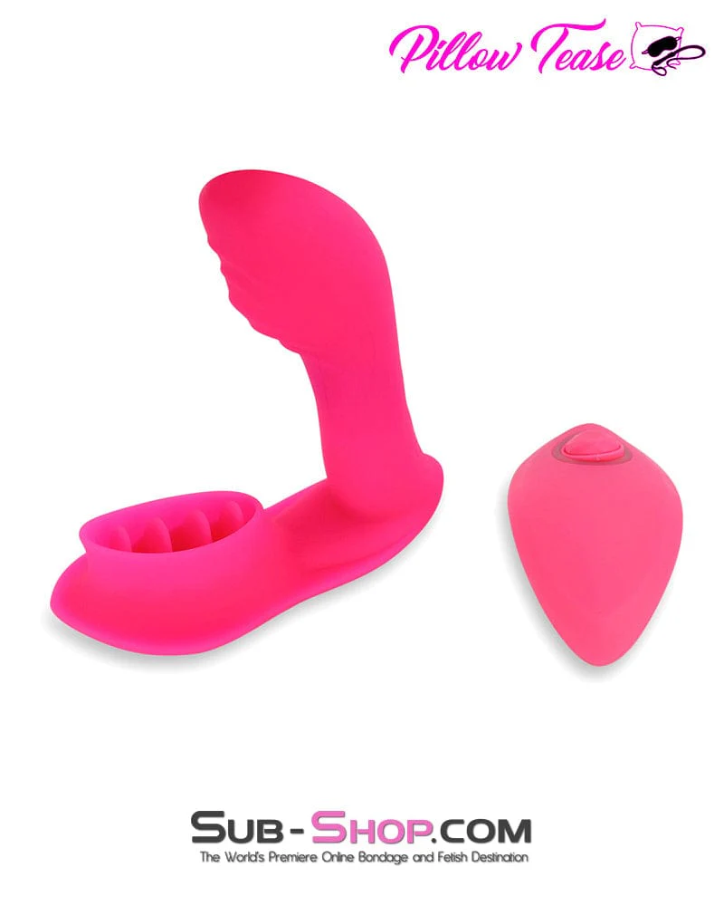 2495M      Silicone 10 Function Remote Control Waterproof G-Spot Vibrator with Licker - Image 2